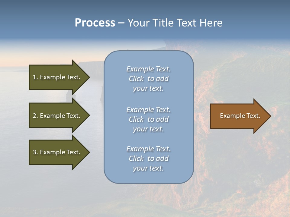 Coastline Famous Power PowerPoint Template