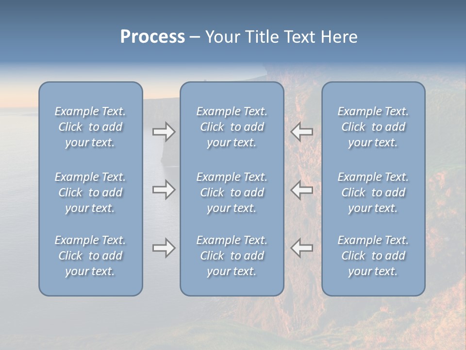Coastline Famous Power PowerPoint Template