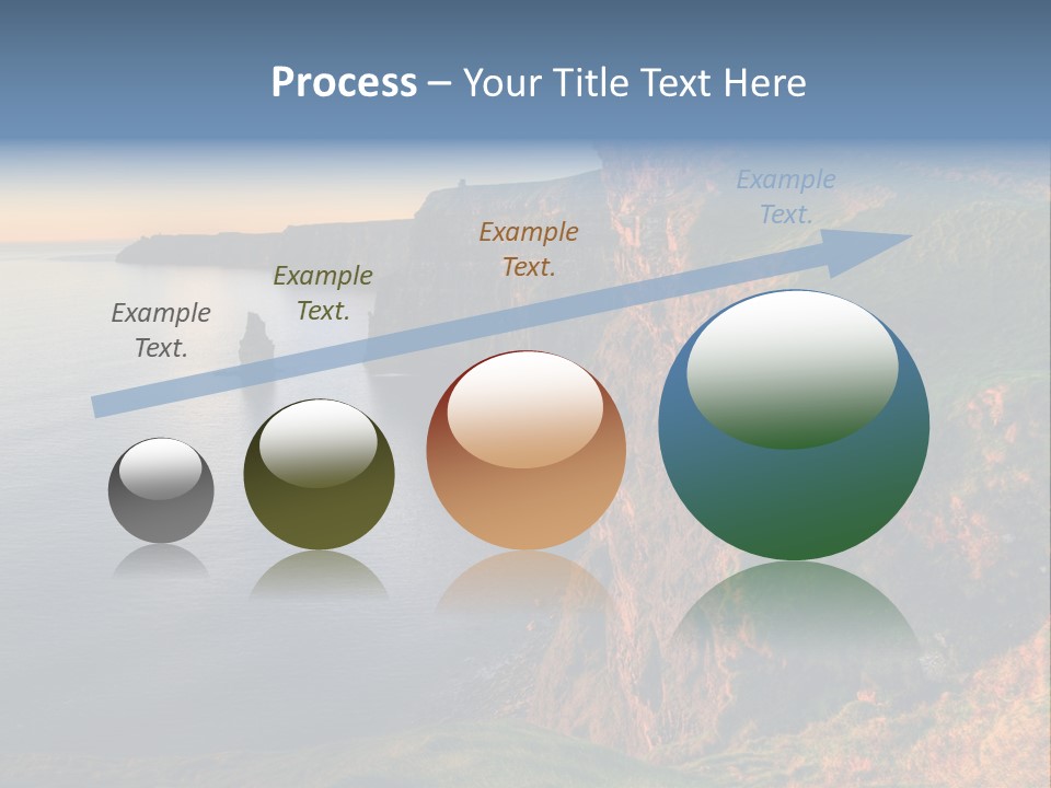 Coastline Famous Power PowerPoint Template