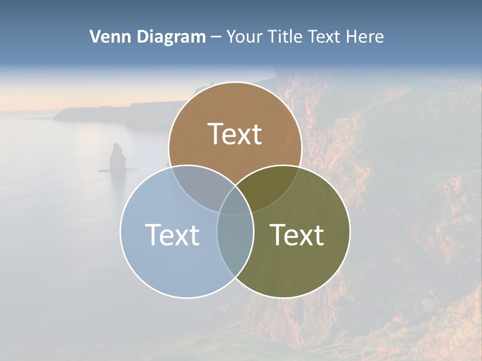 Coastline Famous Power PowerPoint Template