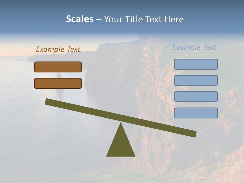 Coastline Famous Power PowerPoint Template