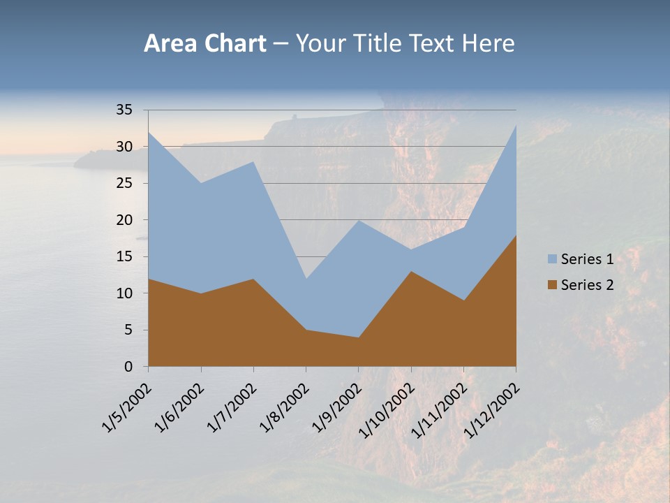 Coastline Famous Power PowerPoint Template