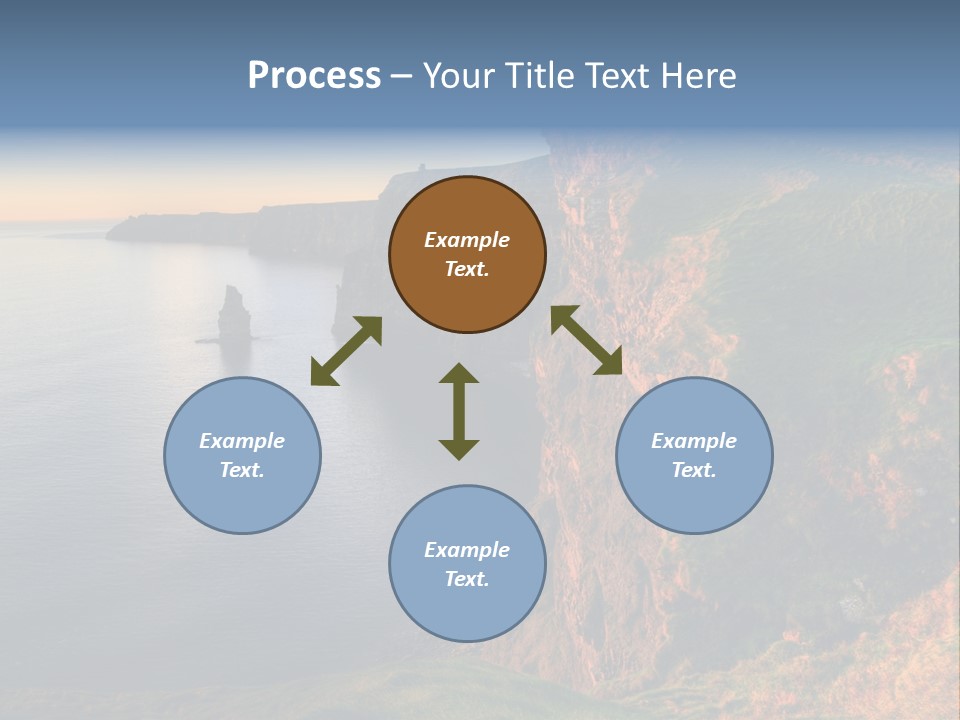 Coastline Famous Power PowerPoint Template