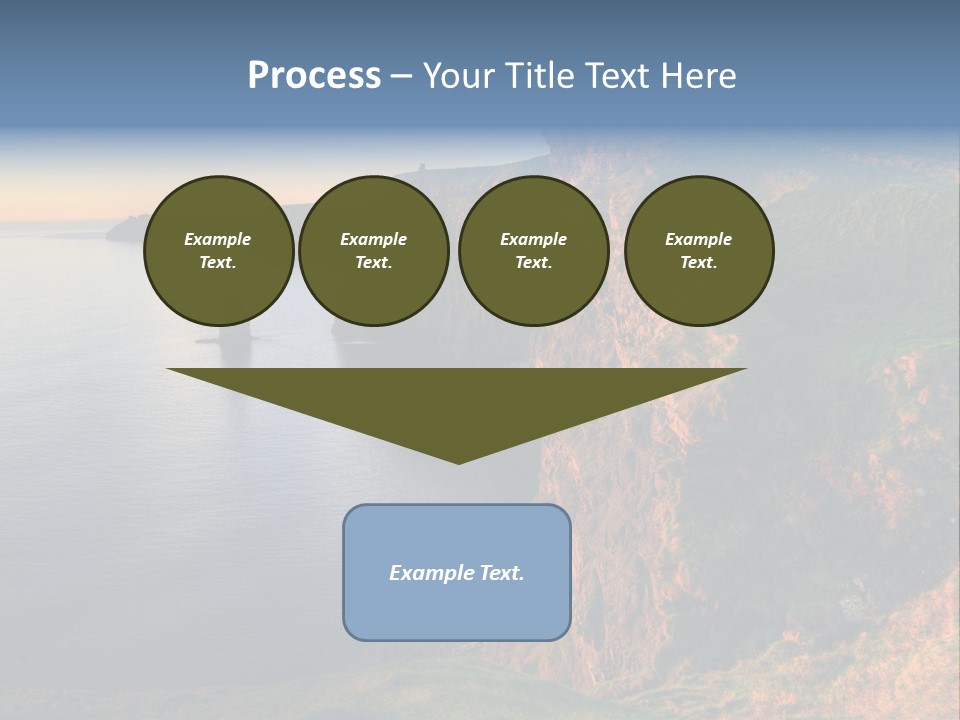 Coastline Famous Power PowerPoint Template