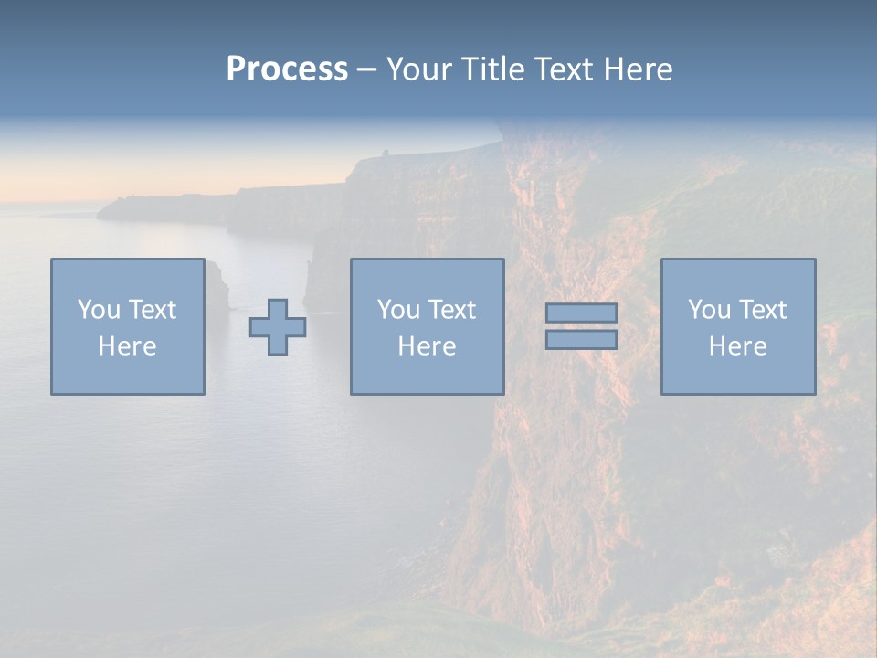 Coastline Famous Power PowerPoint Template