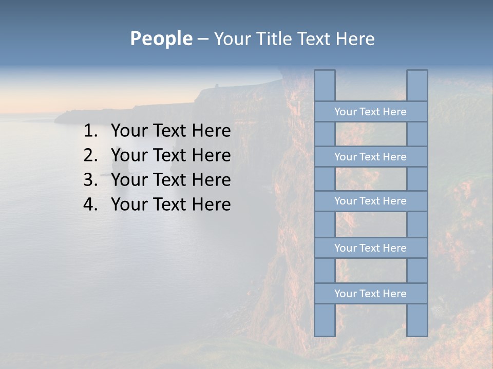 Coastline Famous Power PowerPoint Template