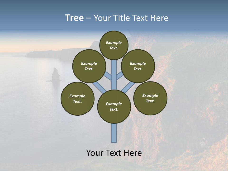 Coastline Famous Power PowerPoint Template