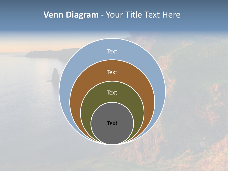 Coastline Famous Power PowerPoint Template