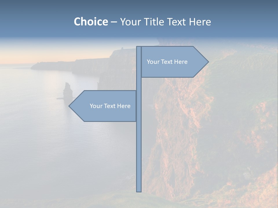 Coastline Famous Power PowerPoint Template