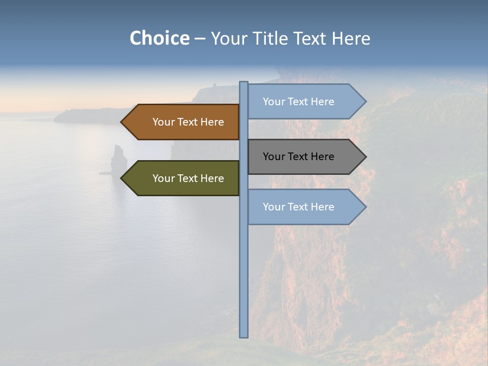 Coastline Famous Power PowerPoint Template