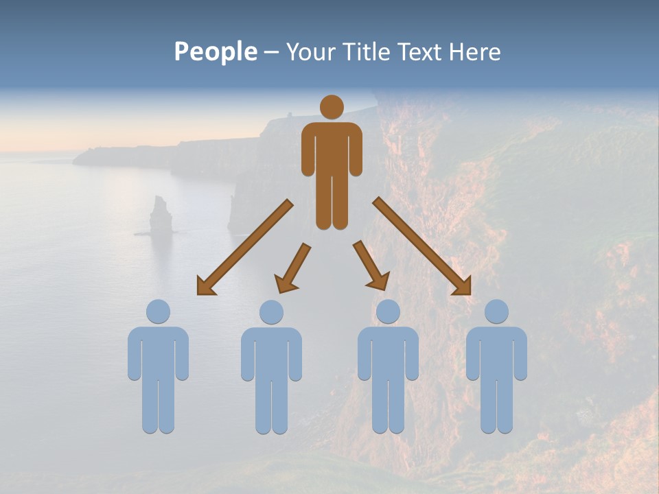 Coastline Famous Power PowerPoint Template