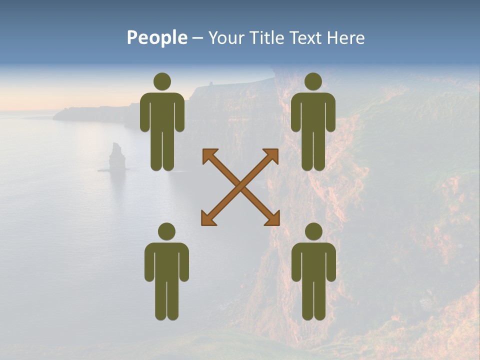 Coastline Famous Power PowerPoint Template