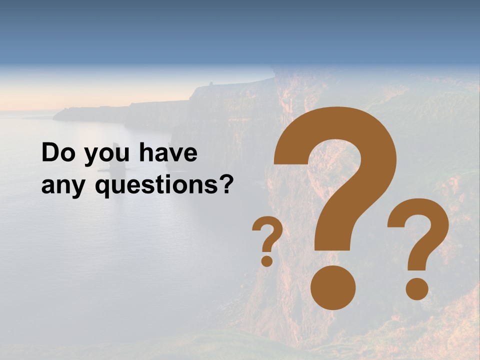 Coastline Famous Power PowerPoint Template