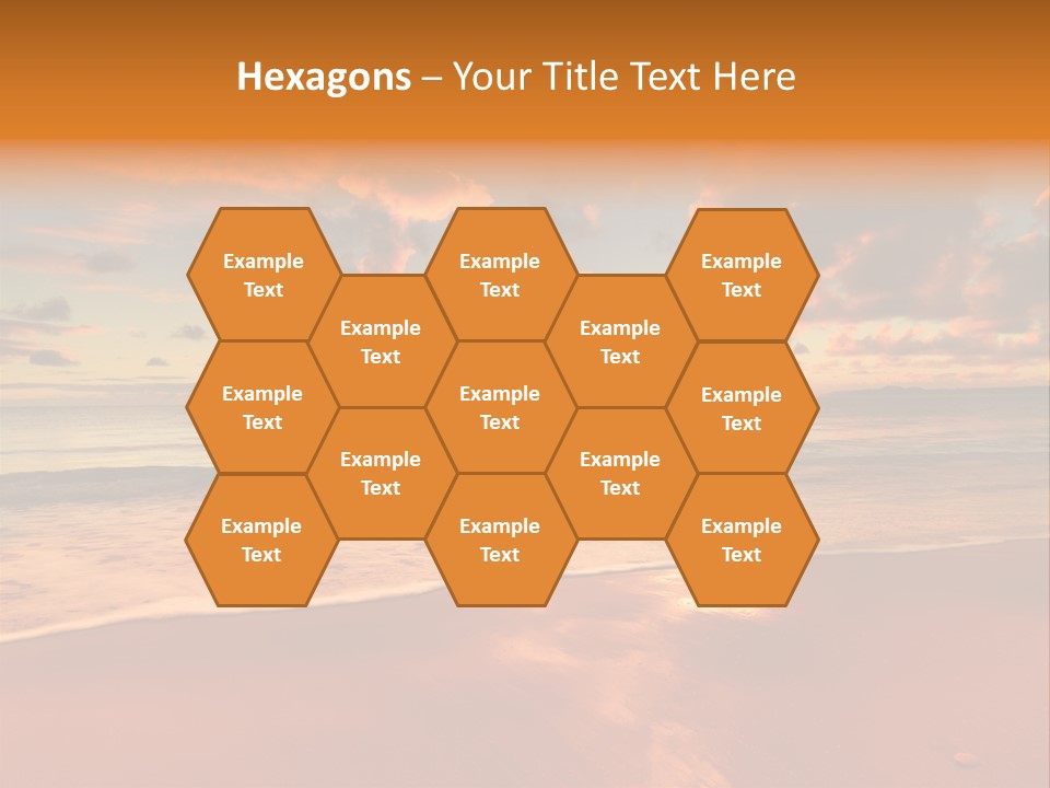 Orange Bay Season PowerPoint Template