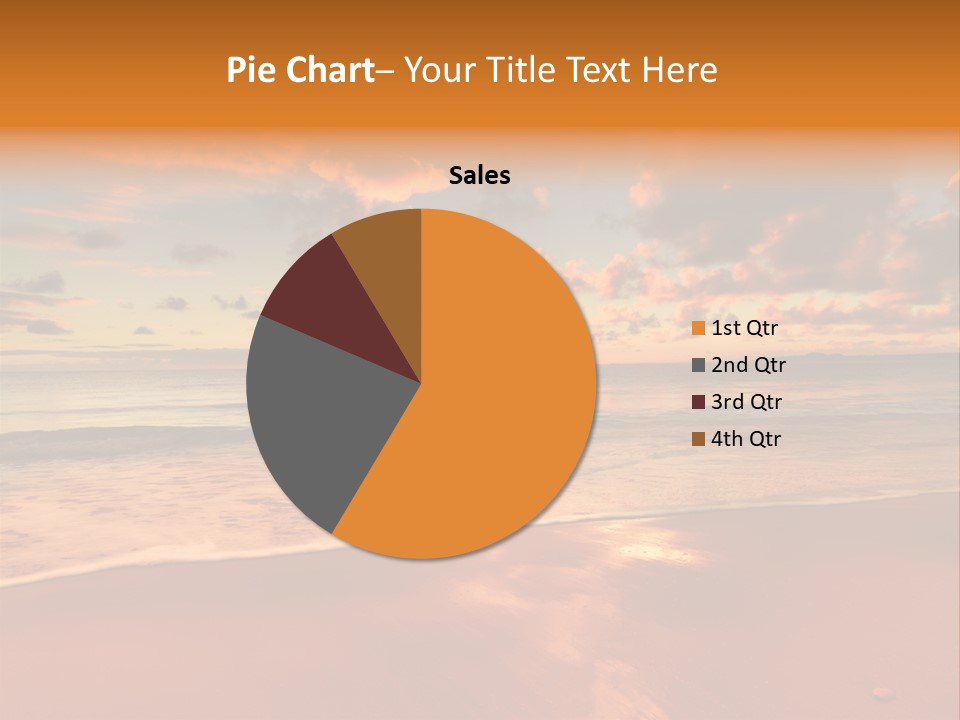 Orange Bay Season PowerPoint Template