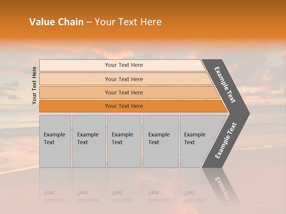 Orange Bay Season PowerPoint Template