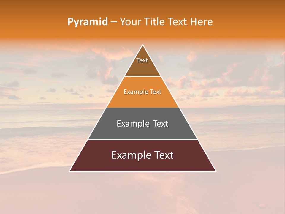 Orange Bay Season PowerPoint Template