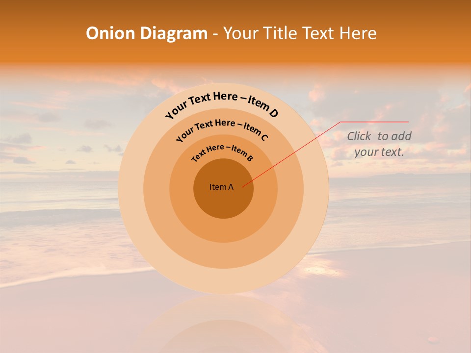 Orange Bay Season PowerPoint Template