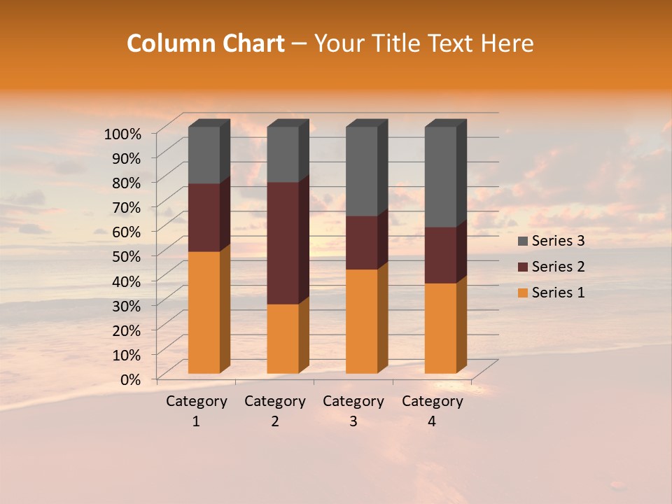 Orange Bay Season PowerPoint Template