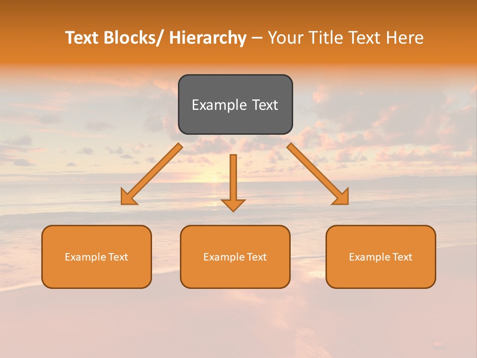 Orange Bay Season PowerPoint Template