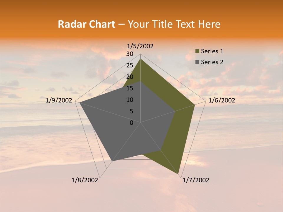 Orange Bay Season PowerPoint Template