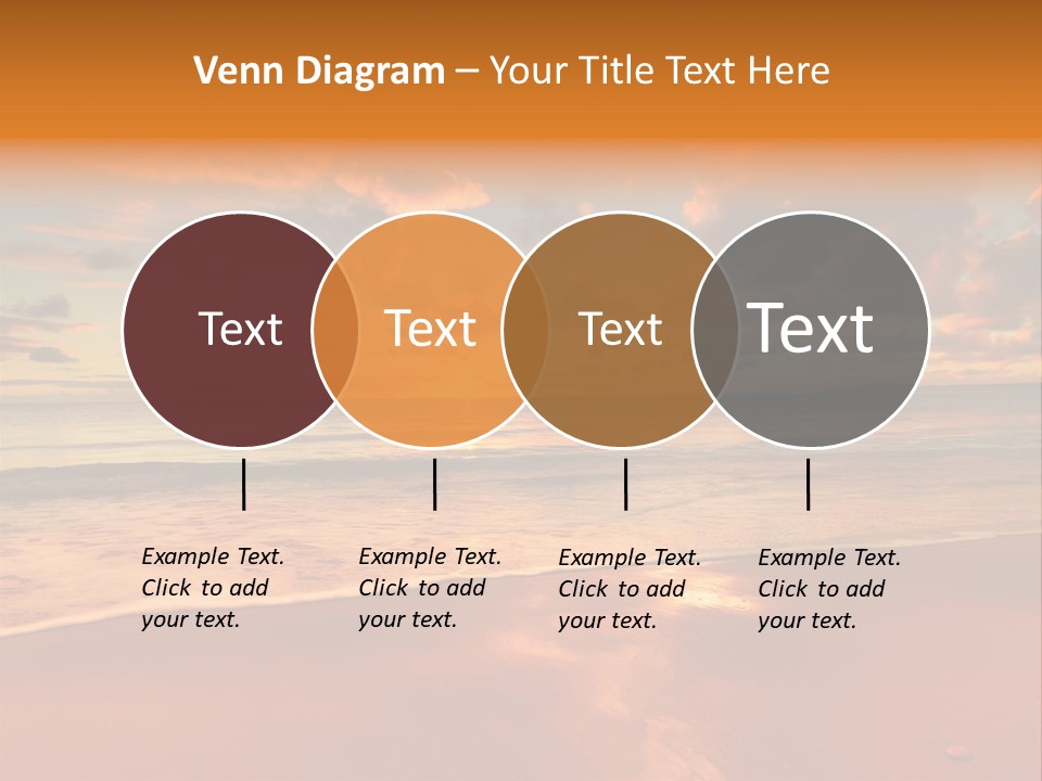 Orange Bay Season PowerPoint Template