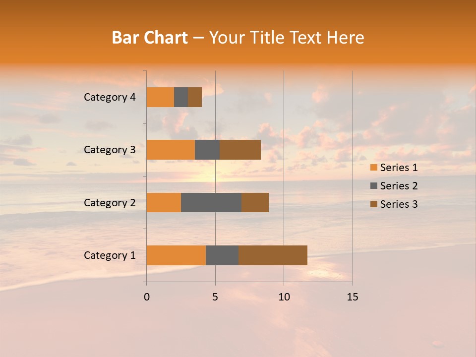 Orange Bay Season PowerPoint Template