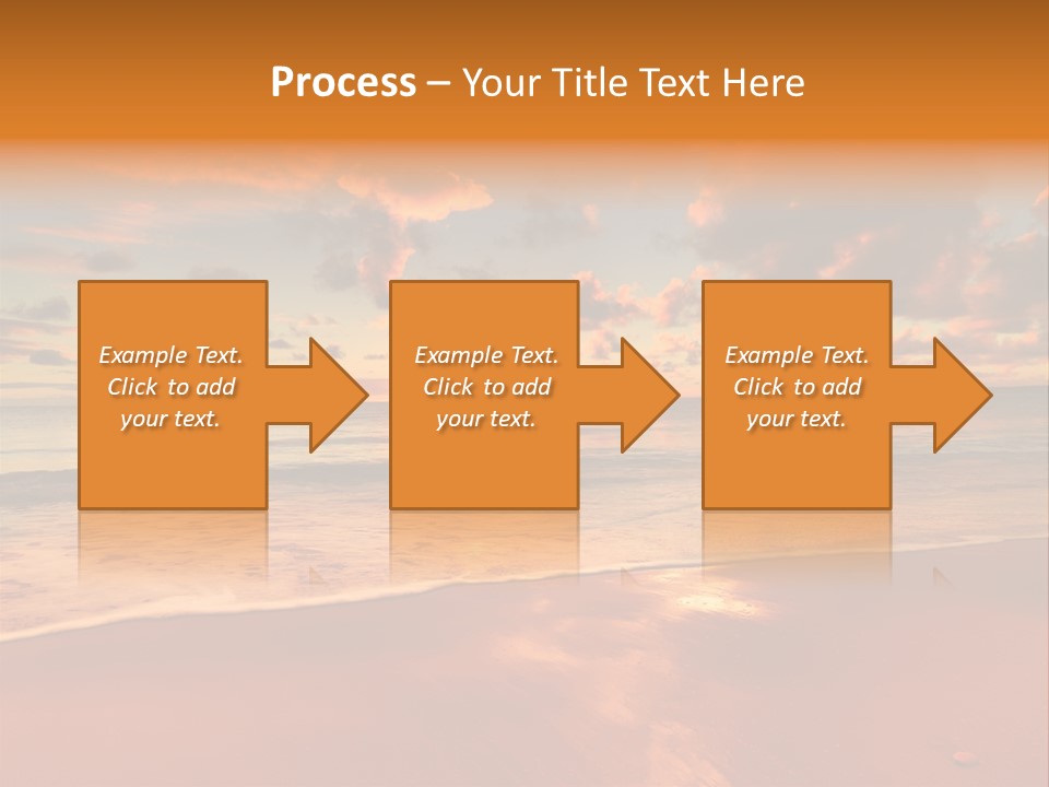 Orange Bay Season PowerPoint Template