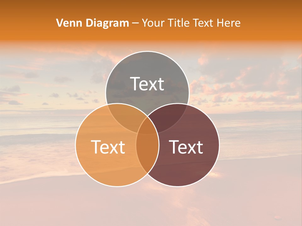 Orange Bay Season PowerPoint Template