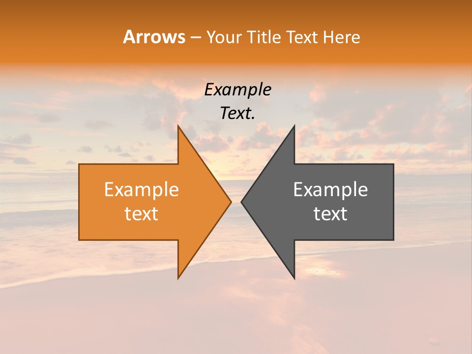 Orange Bay Season PowerPoint Template