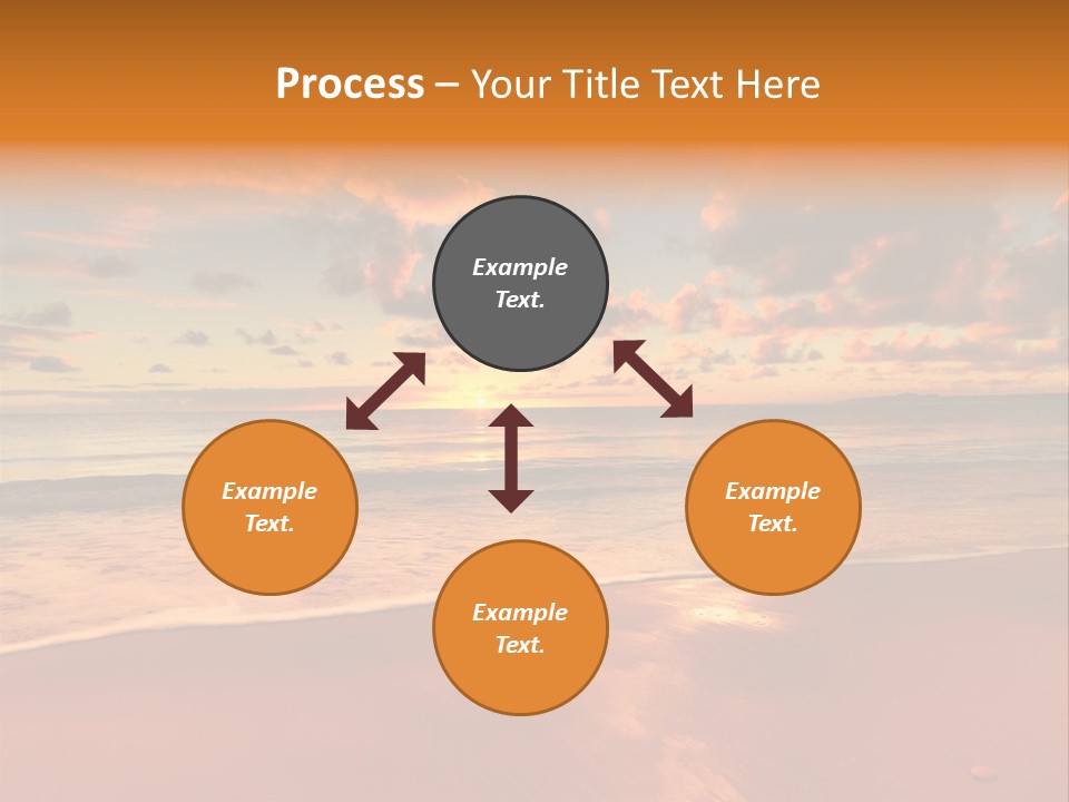 Orange Bay Season PowerPoint Template