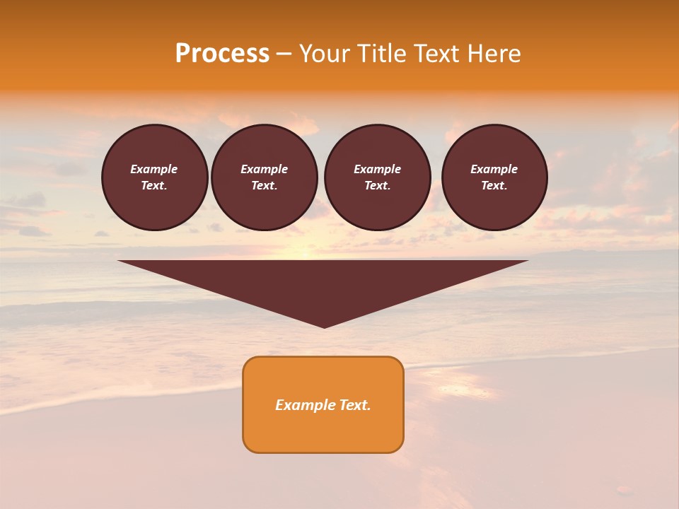 Orange Bay Season PowerPoint Template