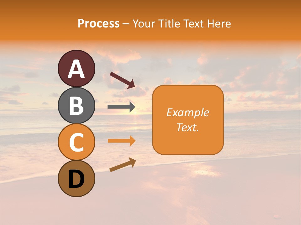 Orange Bay Season PowerPoint Template
