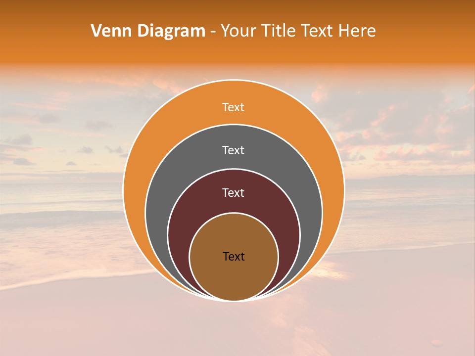 Orange Bay Season PowerPoint Template