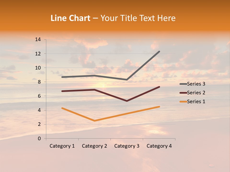 Orange Bay Season PowerPoint Template