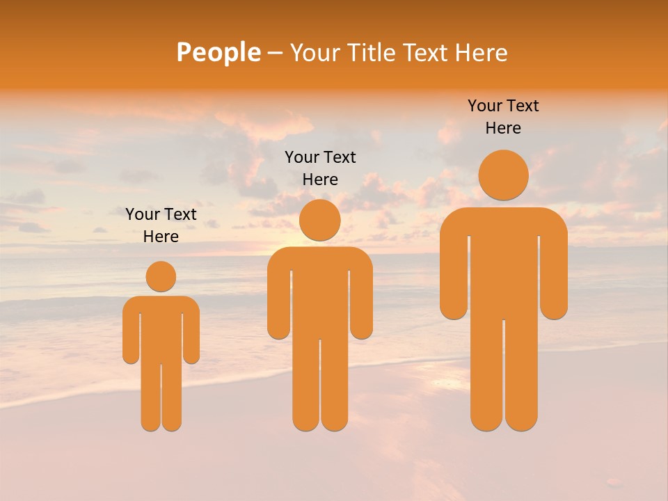 Orange Bay Season PowerPoint Template