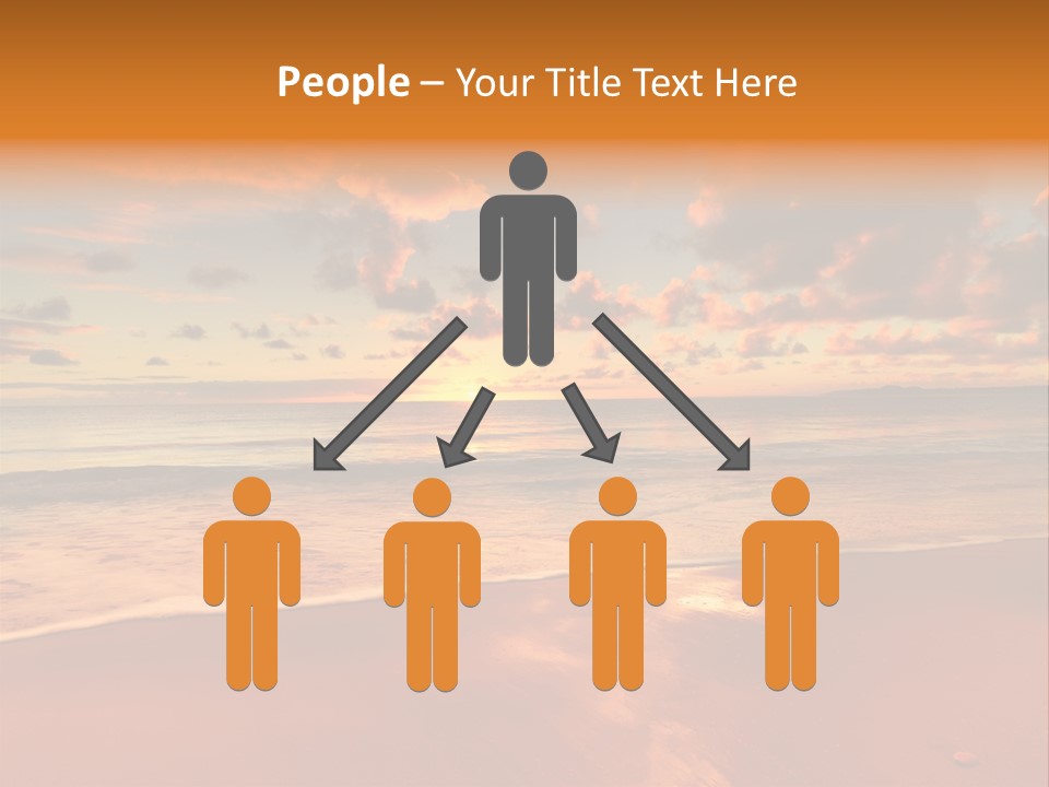 Orange Bay Season PowerPoint Template