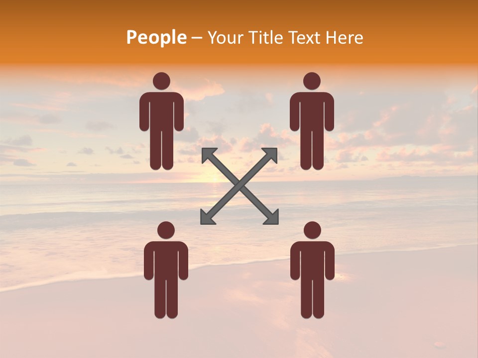 Orange Bay Season PowerPoint Template