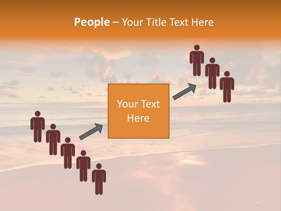 Orange Bay Season PowerPoint Template