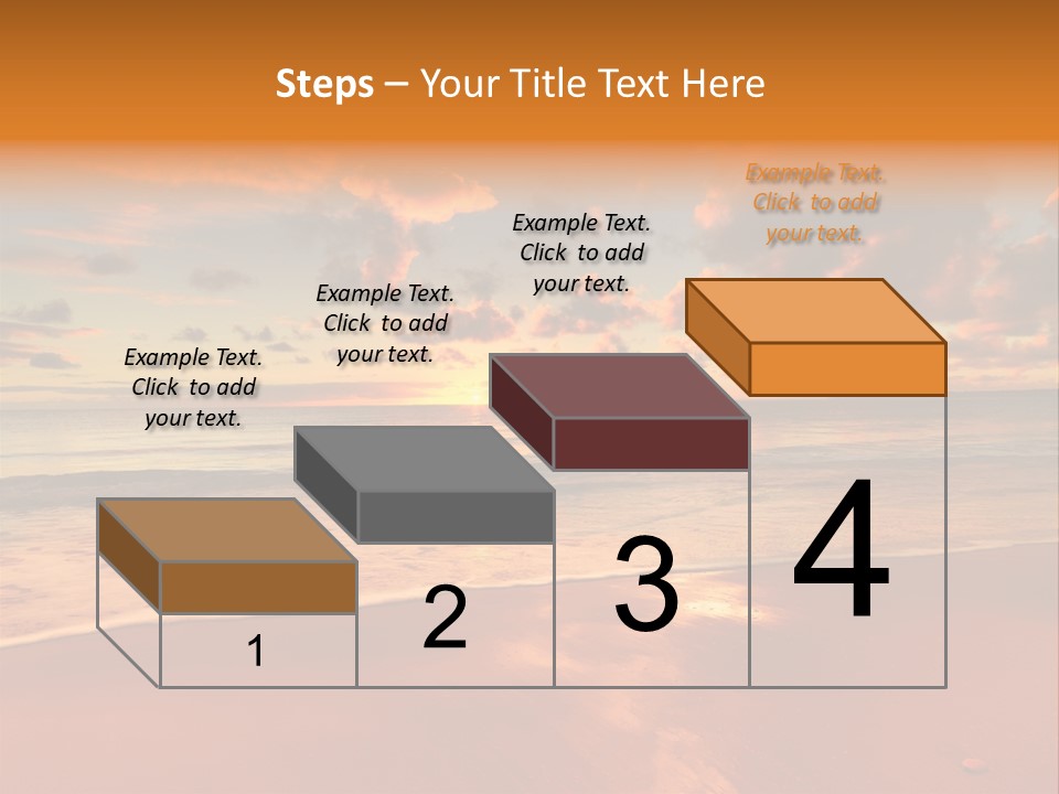 Orange Bay Season PowerPoint Template
