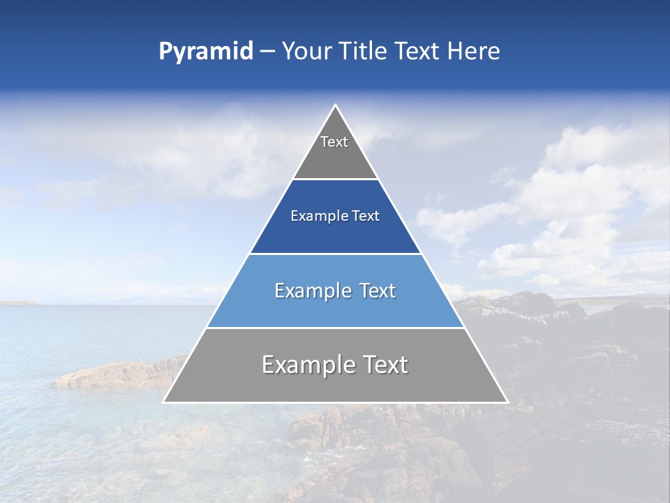 Clouds Vacation Blue PowerPoint Template