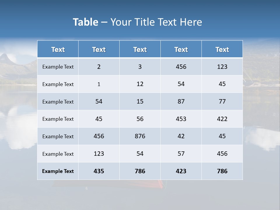 Two Boats In The Water With Mountains In The Background PowerPoint Template