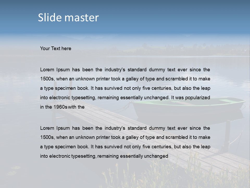 Ecosse - Sky PowerPoint Template