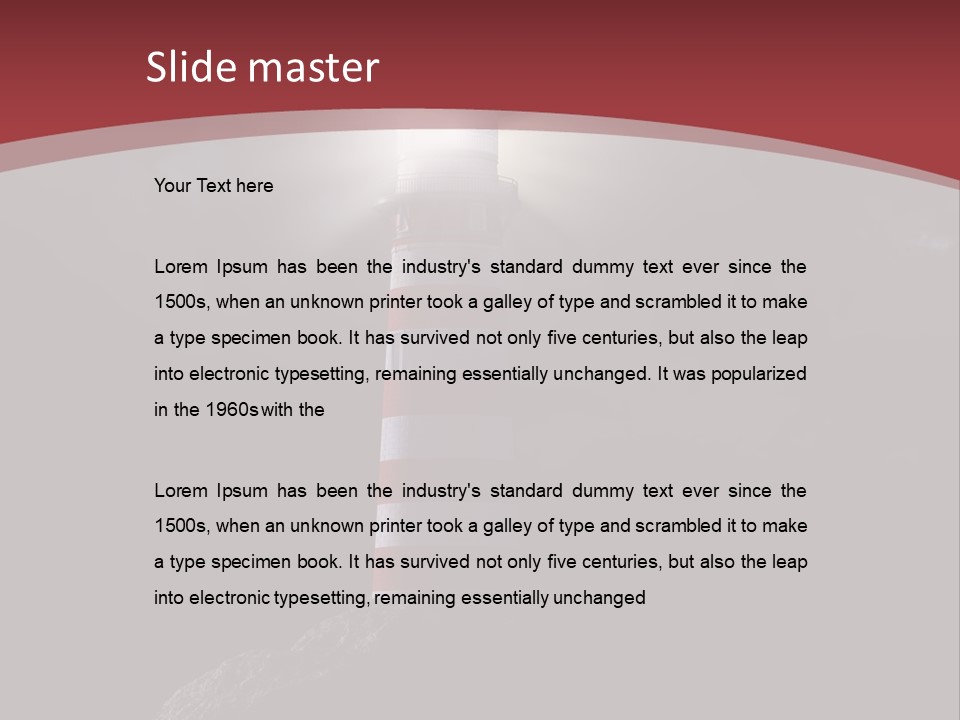 Travel Light Clouds PowerPoint Template