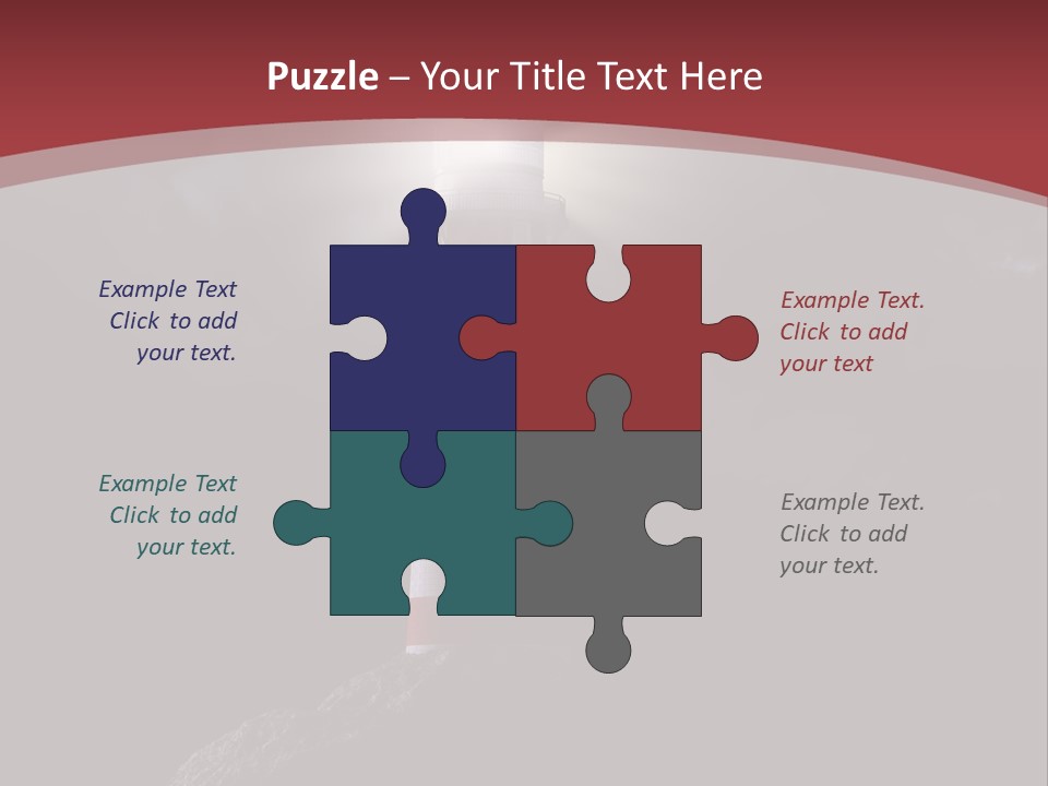 Travel Light Clouds PowerPoint Template