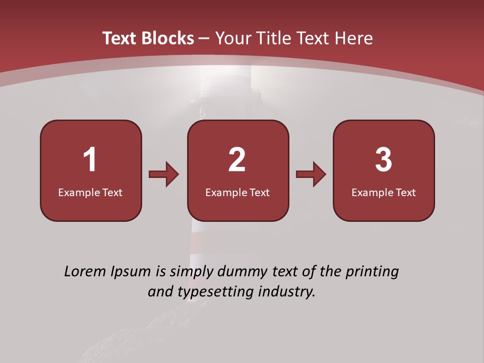 Travel Light Clouds PowerPoint Template