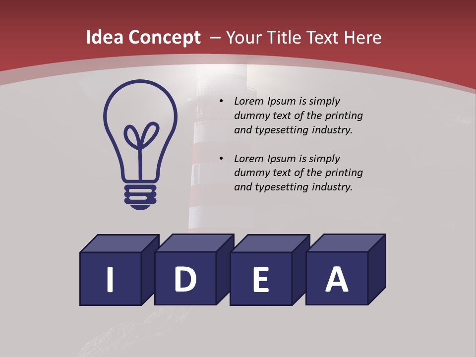 Travel Light Clouds PowerPoint Template