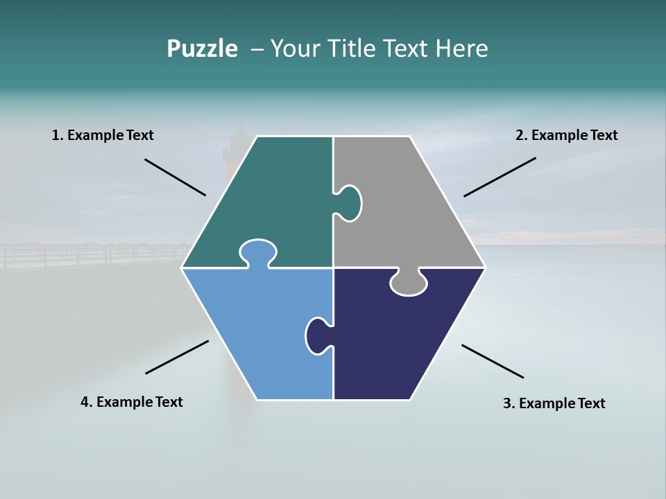 Sunset Cloud Landscape PowerPoint Template