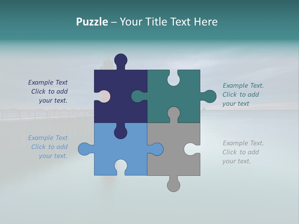 Sunset Cloud Landscape PowerPoint Template