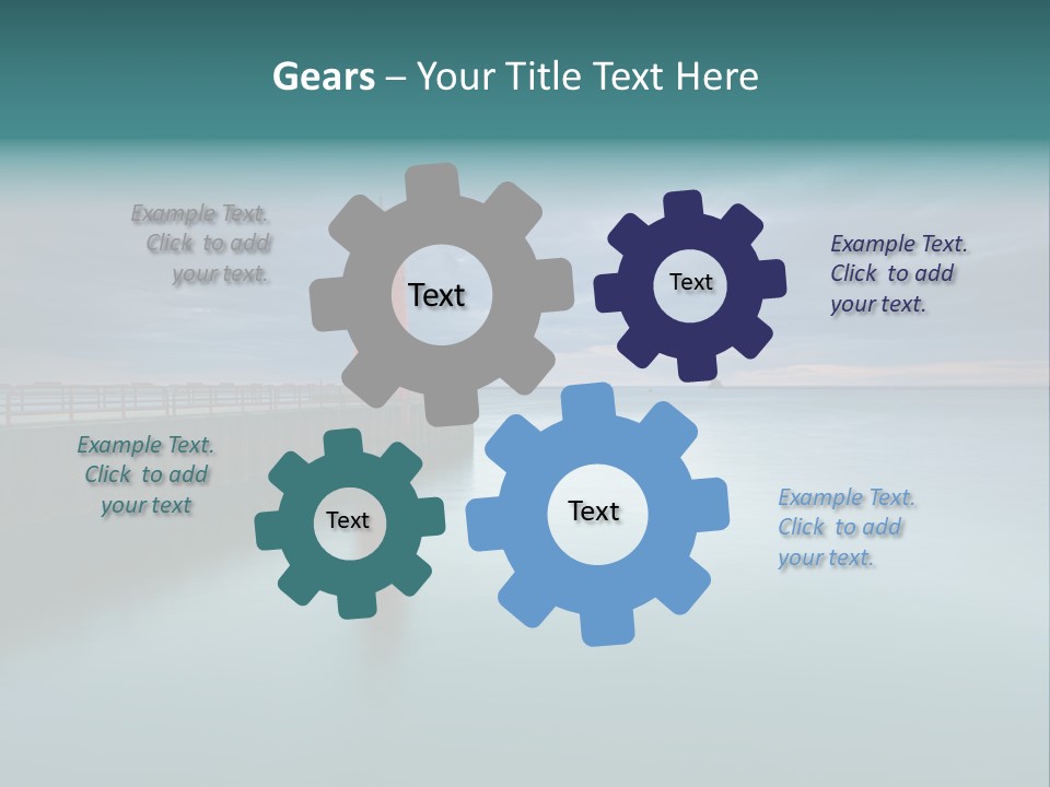Sunset Cloud Landscape PowerPoint Template